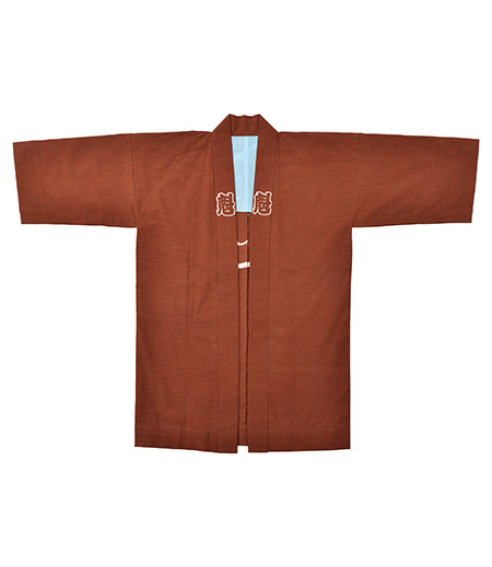 袢天　引き染　紬　魁（茶／魁）画像2