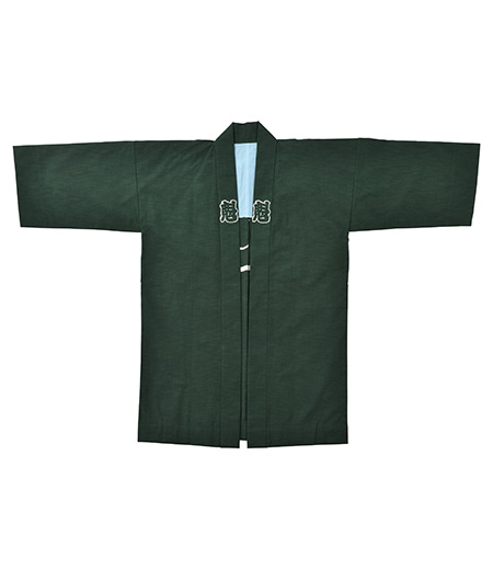 袢天　引き染　紬　魁（深緑／魁）画像2