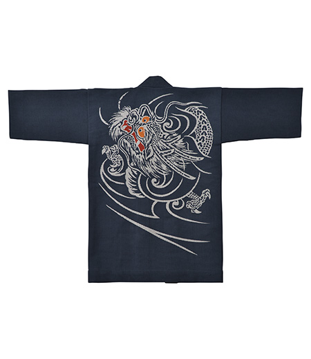 袢天いろは　刺子　龍（ねず／龍）画像1