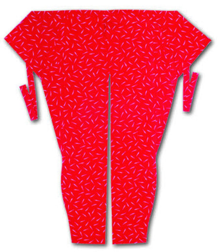 股引江戸一柄めだか（赤／めだか）画像1