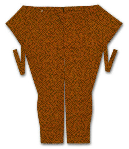 股引江戸一小紋とんぼ（金茶／とんぼ）画像1