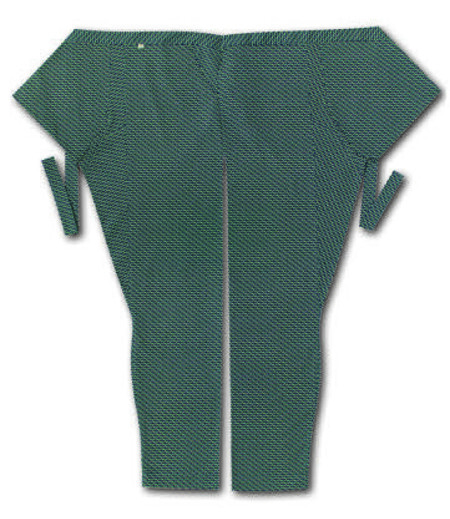 股引江戸一小紋山小紋（緑／山小紋）画像1