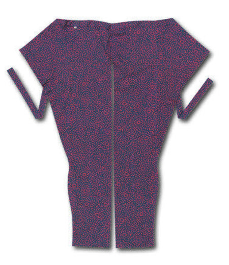 股引江戸一小紋花火（鉄紺／花火）画像1