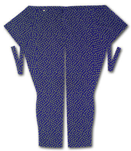 股引江戸一小紋菊小紋（黄／菊）画像1