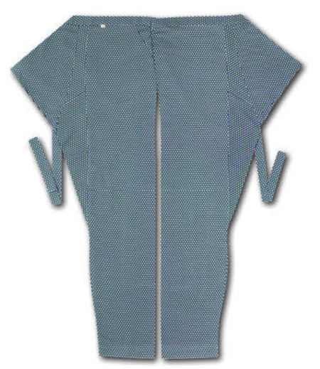 股引江戸一小紋かごめ（グレー／かごめ）画像1