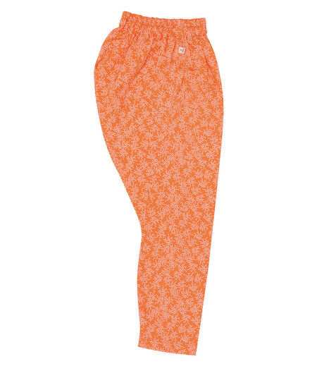 ゴム股引江戸一小紋オレンジ祭（オレンジ／祭）画像1