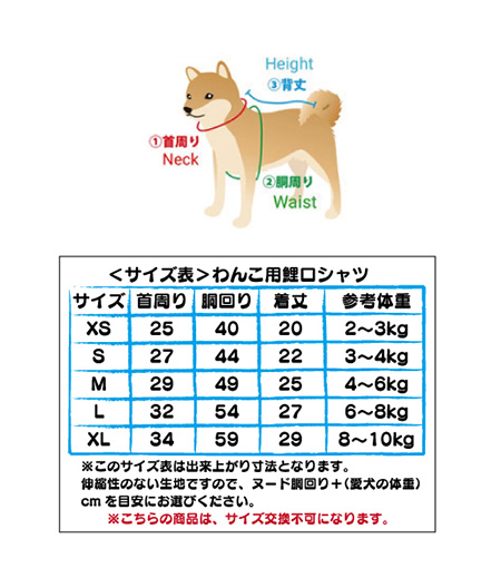 わんこ用　鯉口シャツ（水色／七宝）画像7