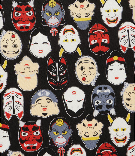 鯉口　お面（黒／お面）画像5
