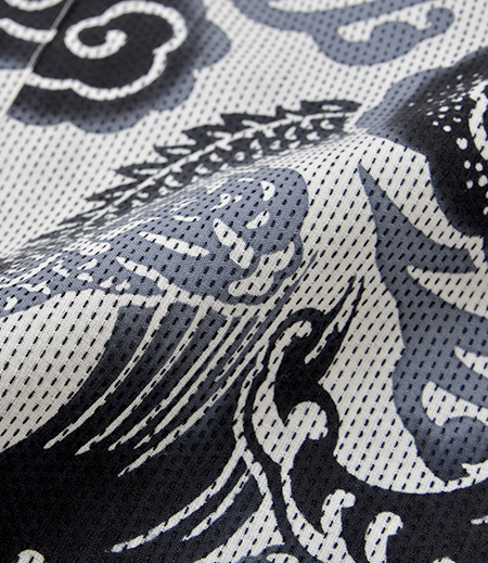 鯉口中屋　刺子　龍（グレー／龍）画像6