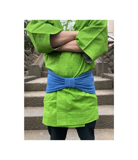 楽々帯　大人（赤／無地）画像2