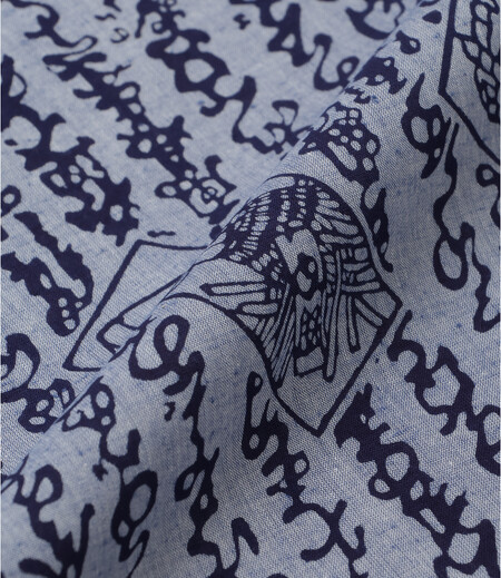 手拭中屋　木遣纏（紺／まとい）画像4