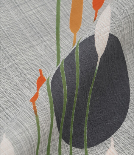 手拭中屋　ガマの穂（グレー／ガマの穂）画像4