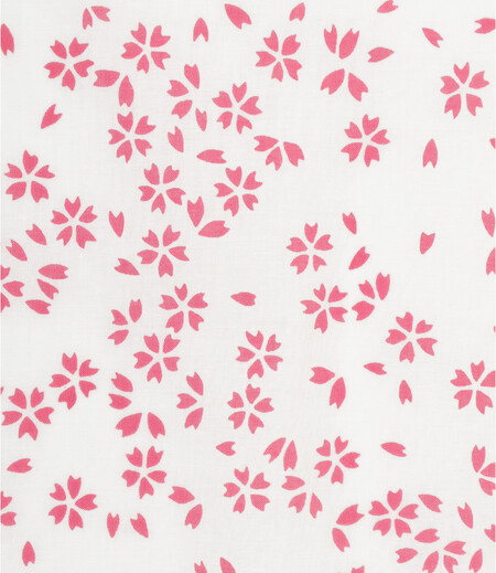 手拭　桜花（白／さくら）画像3