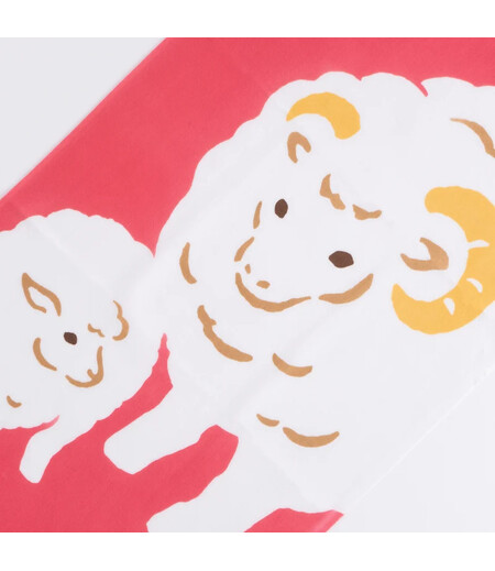 【かまわぬ】親子羊（干支）画像2