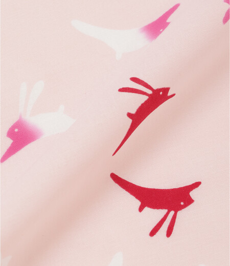 手拭　うさぎ（ピンク／うさぎ）画像4