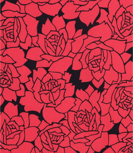手拭中屋　薔薇（ピンク／薔薇）画像3