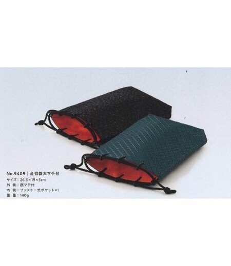 ＨＩＳＯＣＡ合財袋大マチ付（黒／七宝）画像2