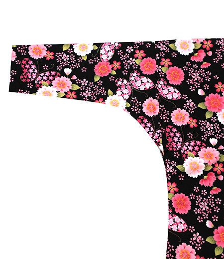 上下組　花蝶桜（黒／さくら）画像2
