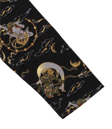 上下組　風神雷神（黒／風神雷神）画像5