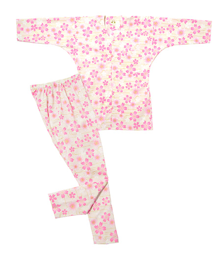 上下組ゴム　舞桜（白／さくら）画像1