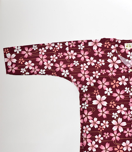 上下組ゴム　舞桜（えんじ／さくら）画像2