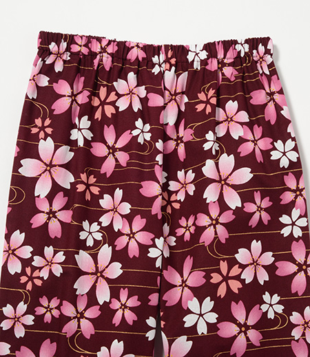 上下組ゴム　舞桜（えんじ／さくら）画像5