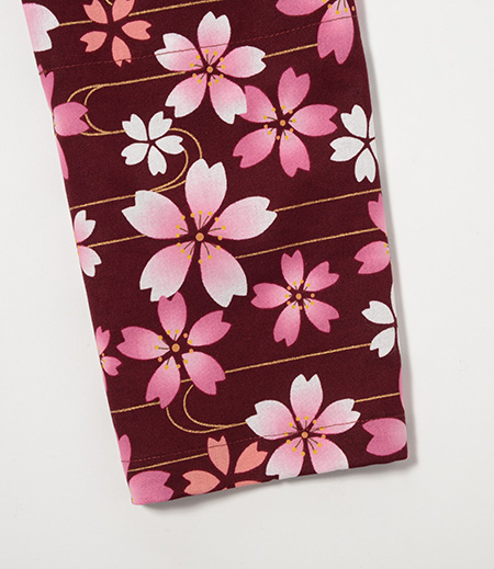 上下組ゴム　舞桜（えんじ／さくら）画像6