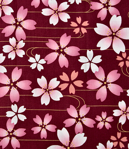 上下組ゴム　舞桜（えんじ／さくら）画像7