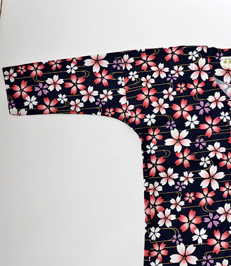 上下組ゴム　舞桜（紺／さくら）画像2