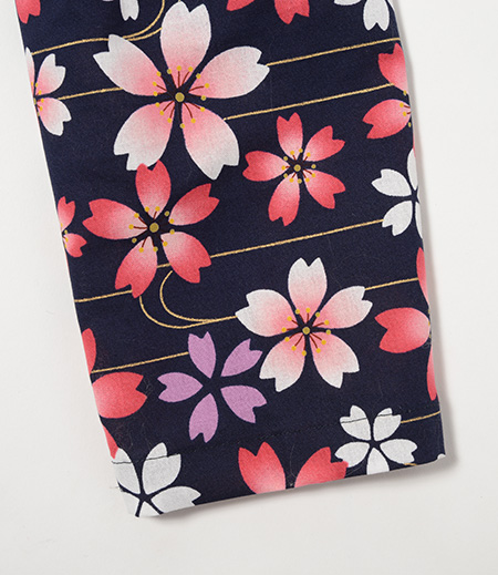 上下組ゴム　舞桜（紺／さくら）画像6