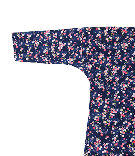 上下組ゴム　桜に麻の葉（紺／さくら）画像3