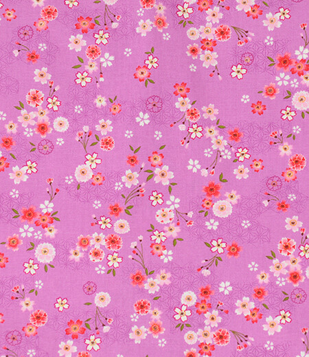 上下組ゴム　桜に麻の葉（藤／さくら）画像7
