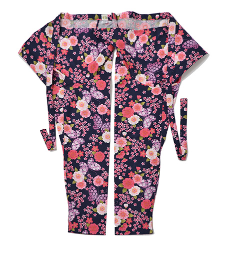 アウトレット上下組　花蝶桜（紺／さくら）画像4