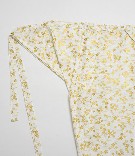 アウトレット上下組　金桜（白／さくら）画像5
