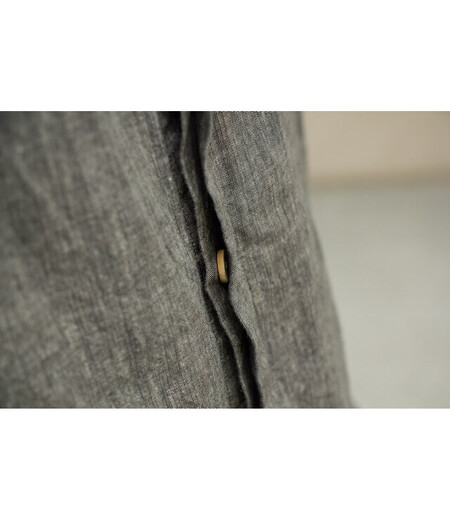 ＤＡＢＯ　ＳＨＩＲＴ　麻（杢グレー／無地）画像4