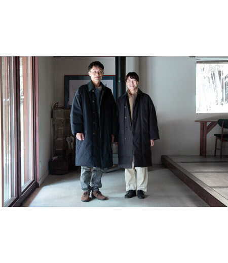 ＤＯＷＮ　ＨＩＦＵ　ｃｏａｔ（チャコール／無地）画像1