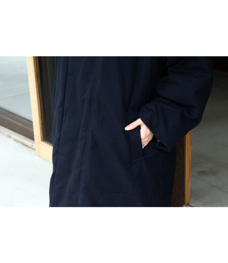 ＤＯＷＮ　ＨＩＦＵ　ｃｏａｔ（チャコール／無地）画像4