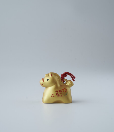 彩耀招福寿々午（金福土鈴）（干支）画像1