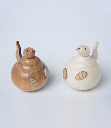 木製起き上がりこぼし（白／干支）画像3