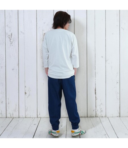 鯉口Ｔシャツ（７分袖）（生成／無地）画像4