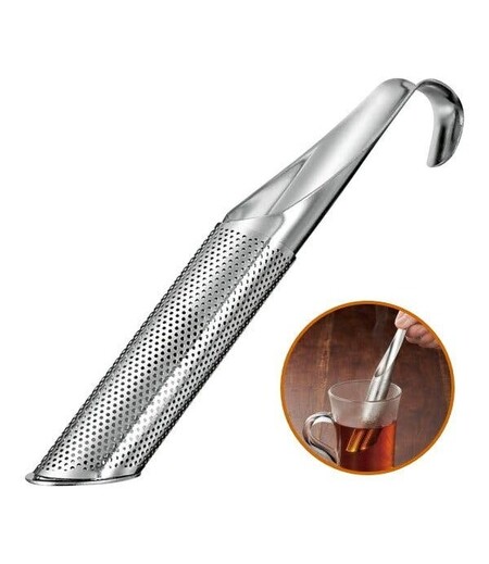 ほっとスタンドティーストレーナー（銀／無地）
