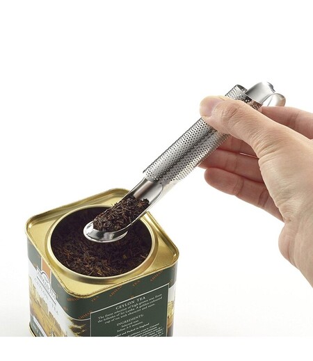 ほっとスタンドティーストレーナー（銀／無地）画像2