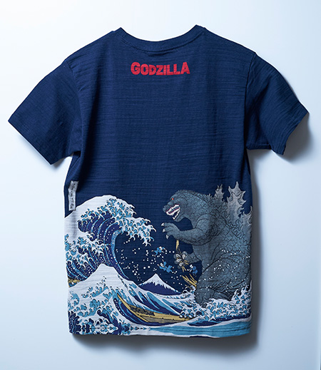 Ｔシャツ　ＧＯＤＺＩＬＬＡ（紺／動物）画像1