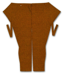 股引江戸一小紋とんぼ（金茶／とんぼ）