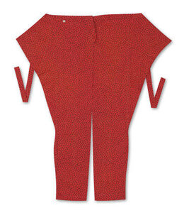 股引江戸一小紋とんぼ（赤／とんぼ）