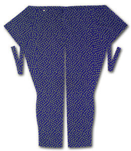 股引江戸一小紋菊小紋