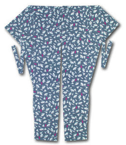 股引江戸一小紋扇面（グレー／扇面）