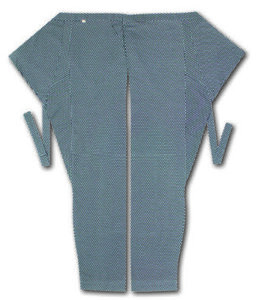 股引江戸一小紋かごめ（グレー／かごめ）