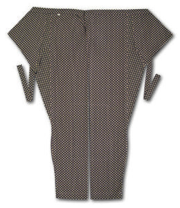 股引江戸一小紋松皮菱