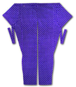 股引江戸一注染七宝（紫／七宝）